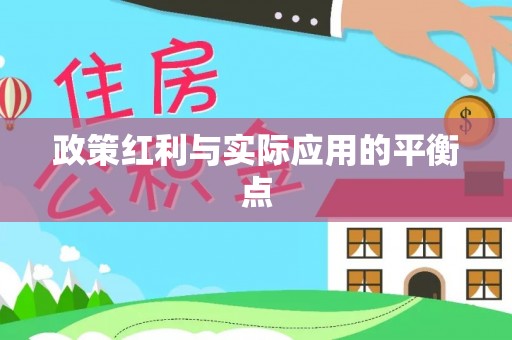 城子河政策红利与实际应用的平衡点