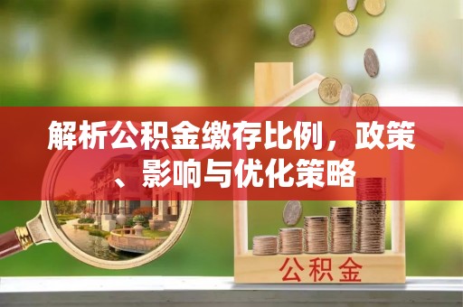 城子河解析公积金缴存比例，政策、影响与优化策略