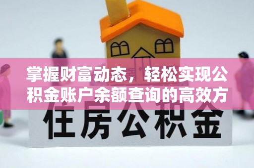 城子河掌握财富动态，轻松实现公积金账户余额查询的高效方法