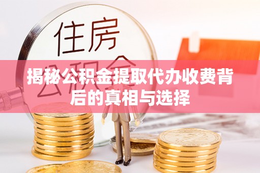 城子河揭秘公积金提取代办收费背后的真相与选择
