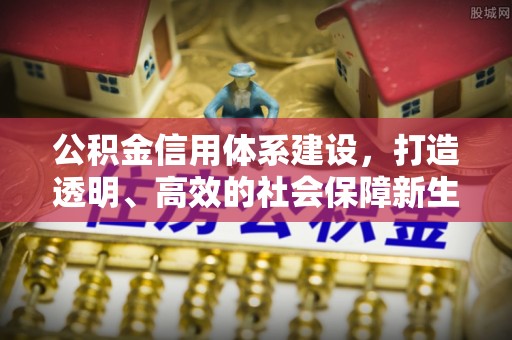 城子河公积金信用体系建设，打造透明、高效的社会保障新生态