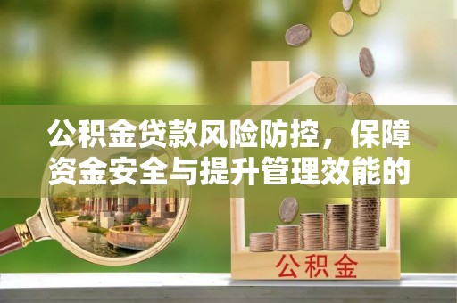 城子河公积金贷款风险防控，保障资金安全与提升管理效能的多维度探索