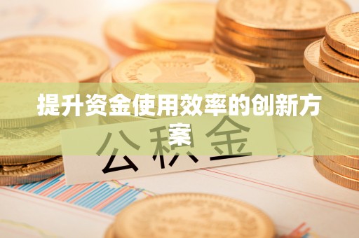 城子河提升资金使用效率的创新方案