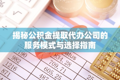 城子河揭秘公积金提取代办公司的服务模式与选择指南