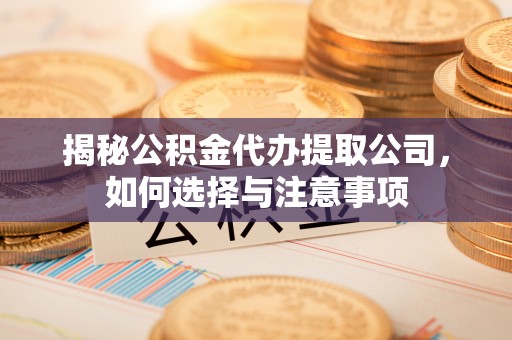 城子河揭秘公积金代办提取公司，如何选择与注意事项