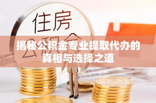 城子河揭秘公积金专业提取代办的真相与选择之道