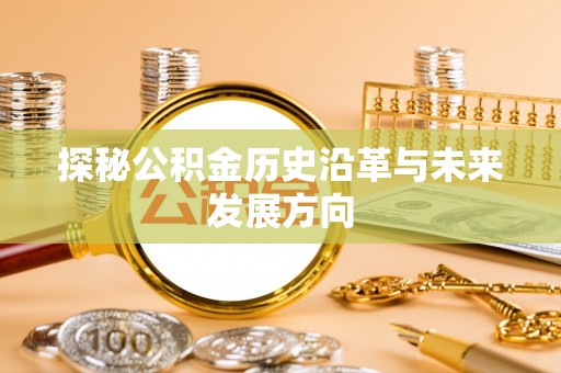 城子河探秘公积金历史沿革与未来发展方向