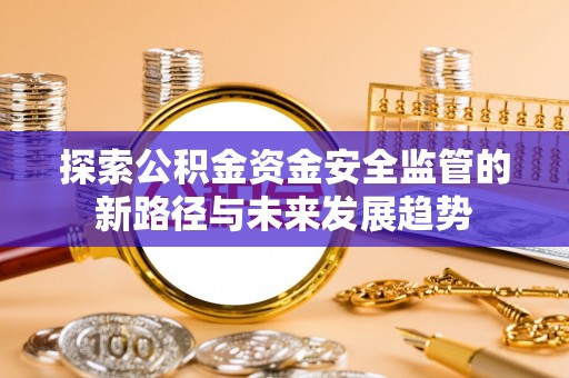 城子河探索公积金资金安全监管的新路径与未来发展趋势