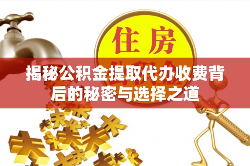 城子河揭秘公积金提取代办收费背后的秘密与选择之道