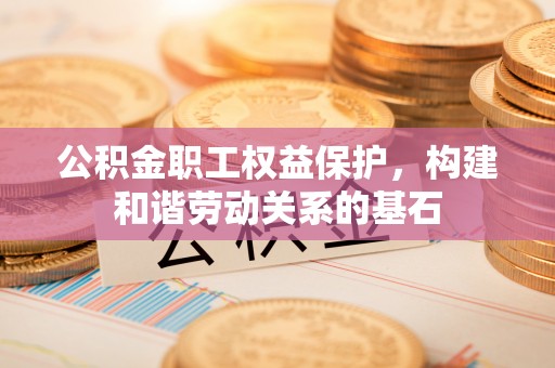 城子河公积金职工权益保护，构建和谐劳动关系的基石