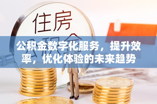 城子河公积金数字化服务，提升效率，优化体验的未来趋势