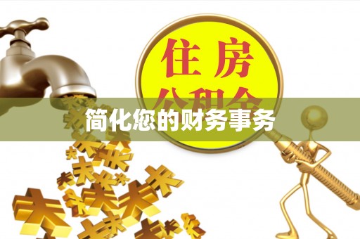 城子河简化您的财务事务