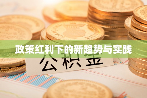 城子河政策红利下的新趋势与实践