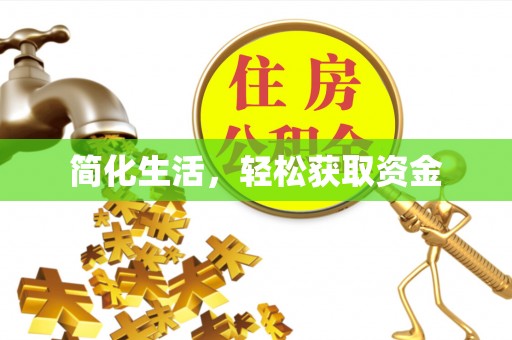 城子河简化生活，轻松获取资金
