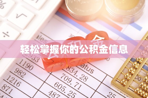 城子河轻松掌握你的公积金信息